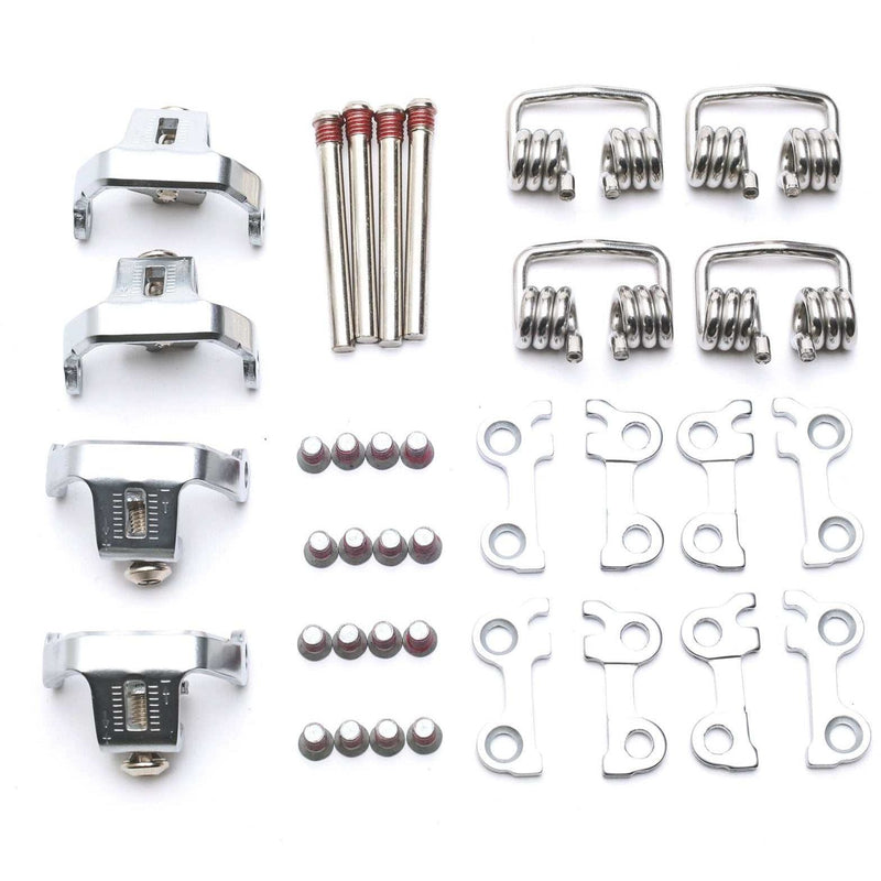 HT Components T2-SX Mechanism kit with springs, plates, screws, and back plates for bike cleats system