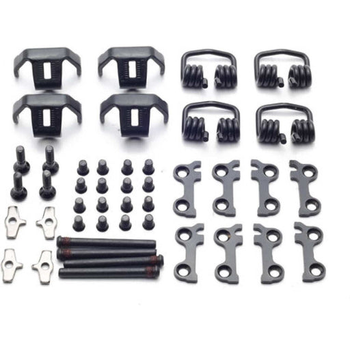 HT COMPONENTS M2 MECHANISM kit including springs, screws, plates, and back plate sets for cycling cleats system