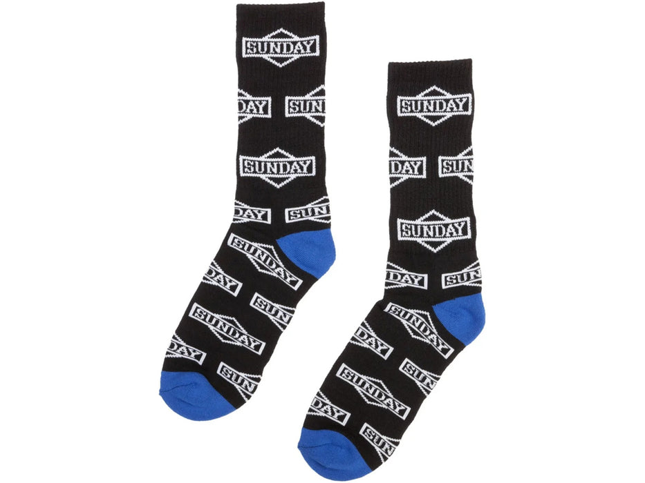 Sunday Cornerstone All-Over Crew Socks