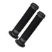 Pair of black Animal Clifton grips with soft Kraton gum material and small flanges, 165 mm long, including Animal Sewer Nylon bar ends