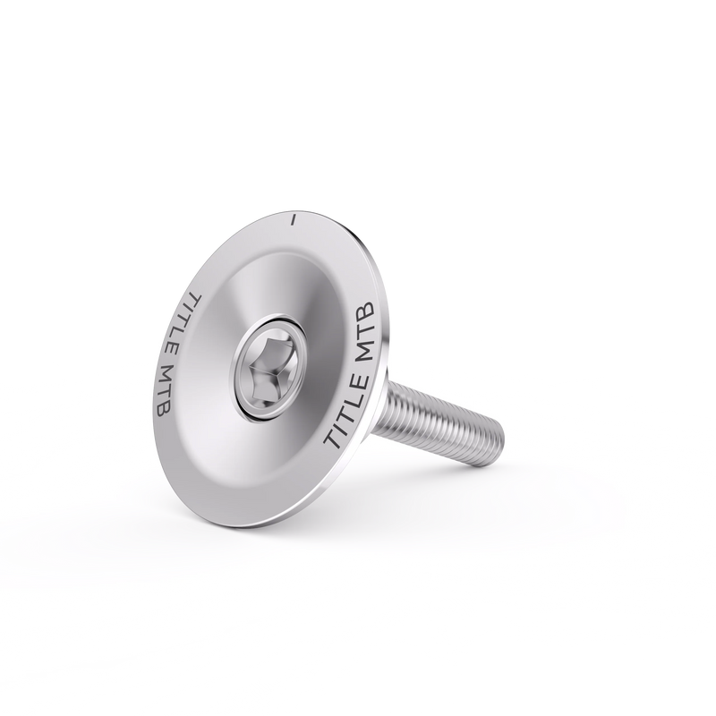 TITLE MTB HEADSET TOP CAP AND BOLT SET