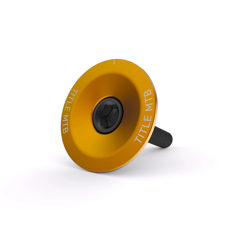 TITLE MTB HEADSET TOP CAP AND BOLT SET