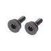 Pair of black Sunday spindle bolts for Sunday Saker crank replacements