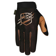 FIST BLACK TAN lightweight breathable hot weather breezer glove with Clarino palm and touchscreen fingers