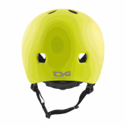 TSG Meta Solid Color Helmet bright yellow with ventilation and adjustable strap for urban sports safety