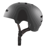 TSG Kraken Solid Color II Helmet in matte black with adjustable strap and ventilation holes for bike and skate safety