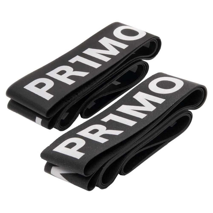 Black Primo New LOGO rim tape with white branding for bicycle tire protection and improved grip