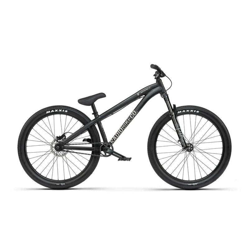 RADIO GRIFFIN PRO elite complete bike with 6061-T6 alloy frame, RockShox Pike DJ fork, Maxxis tires, and mechanical and hydraulic disc brakes.