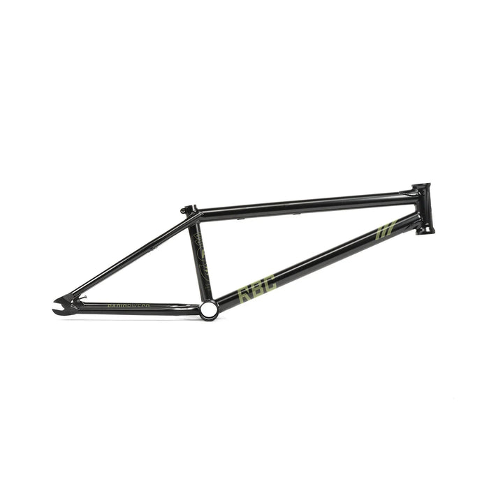 RADIO SQUAD FRAME black lightweight BMX bike frame with durable construction and sleek design