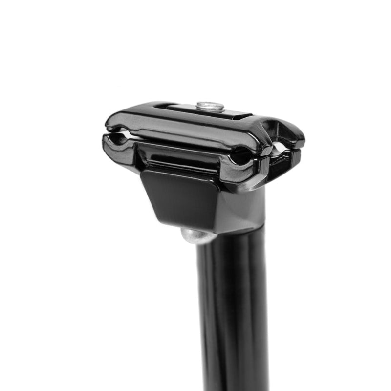 Black SALT AM Seat Post for Pivotal and Railed systems, 6061-T6 alloy, 260mm length.