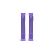 Flangeless purple SALT EX GRIPS, soft kraton, 154mm x 28mm, lightweight design.