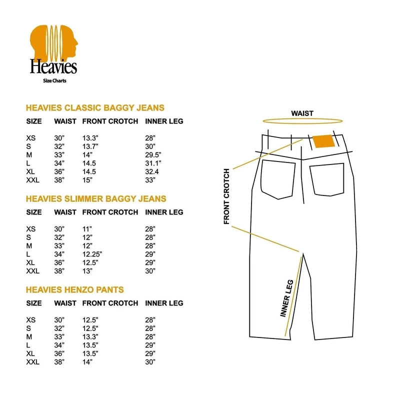 HEAVIES HENZO NAVY BLUE PANTS - People's Store