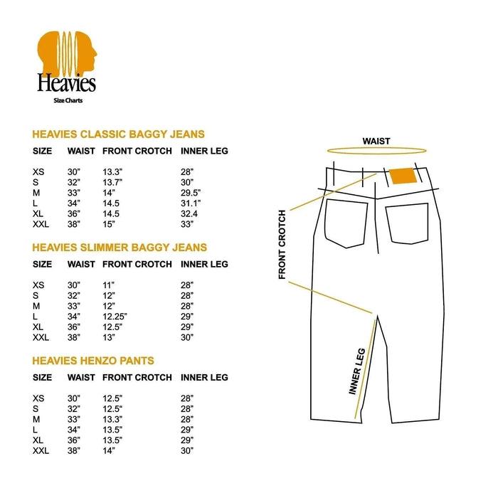 HEAVIES HENZO NAVY BLUE PANTS - People's Store