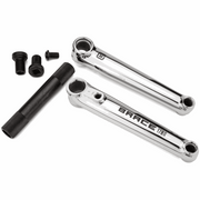 Kink Brace cranks set with 22mm hollow spindle, 4130 chromoly steel construction, and dual-sided sprocket compatibility.