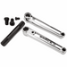 Kink Brace cranks set with 22mm hollow spindle, 4130 chromoly steel construction, and dual-sided sprocket compatibility.