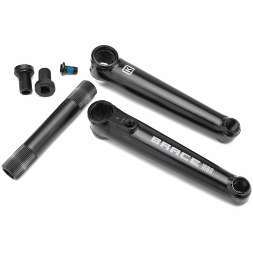 KINK BRACE CRANKS BMX bike cranks with 22mm hollow spindle and 4130 chromoly steel construction