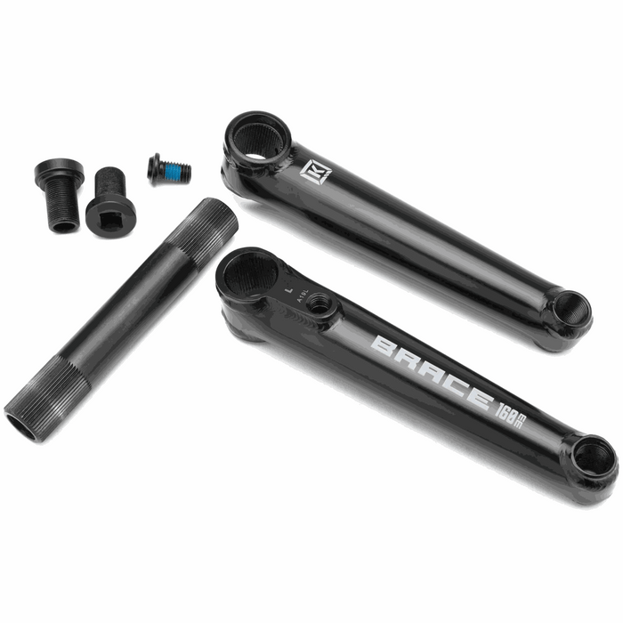 KINK BRACE CRANKS BMX bike cranks with 22mm hollow spindle and 4130 chromoly steel construction