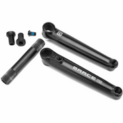 Kink Brace cranks set in black chromoly steel with 22mm hollow spindle and 3-piece design