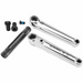 Kink Brace cranks set with 22mm hollow spindle and chrome finish bike crank arms