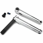 Kink Pillar Crank set with one-piece forged backplate and hollow chromoly spindle for BMX bikes
