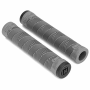 KINK ACE GRIPS flangeless bicycle handlebar grips with soft Kraton rubber and wrapped pattern design, including barends.