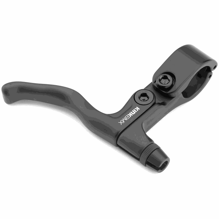 KINK Restrain Brake Lever forged aluminum ergonomic low profile bike brake lever with adjustable barrel and hinged bracket