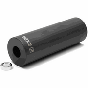 KINK 2XOG PEG black steel BMX peg with 4.5-inch length and included metal ring