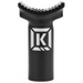 KINK Stealth Seatpost black 3D forged 6061-T6 aluminum bike component with logo and serrated top clamp