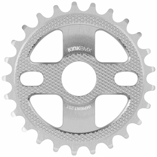 Kink Imprint sprocket 7075-T6 aluminum 25t bolt drive BMX bike gear component