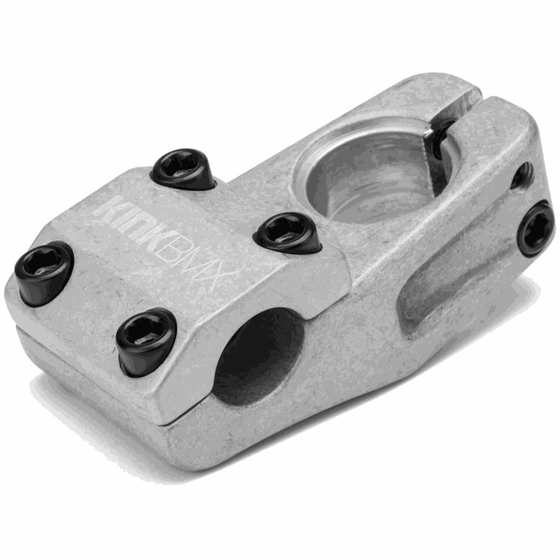 KINK BOLD HRD aluminum BMX top loader stem with forged cap and 50mm reach, 32mm rise, 6-bolt design
