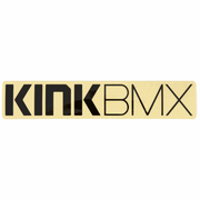 KINK BMX Sticker black and white logo decal for BMX bikes