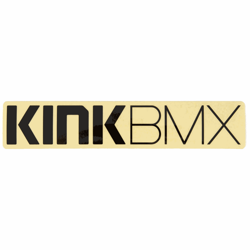 KINK BMX Sticker black and white logo decal for BMX bikes