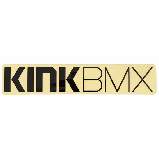 KINK BMX Sticker black and white logo decal for BMX bikes