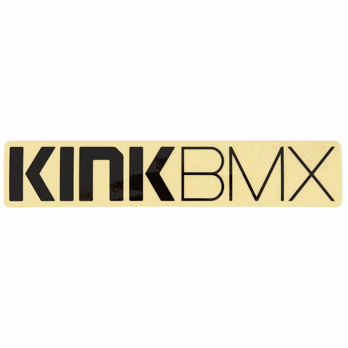 KINK BMX Sticker black and white logo decal for BMX bikes