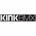 KINK BMX ramp sticker with black background and white bold text, 26 by 5 inches, ideal for ramps and skateparks