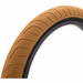 KINK SEVER TIRE brown 2.4-inch BMX tire with low profile tread and micro-knurled surface for fast rolling and enhanced grip