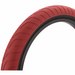 KINK SEVER TIRE red BMX tire with 2.4-inch width and micro-knurled low profile tread for high grip and durability