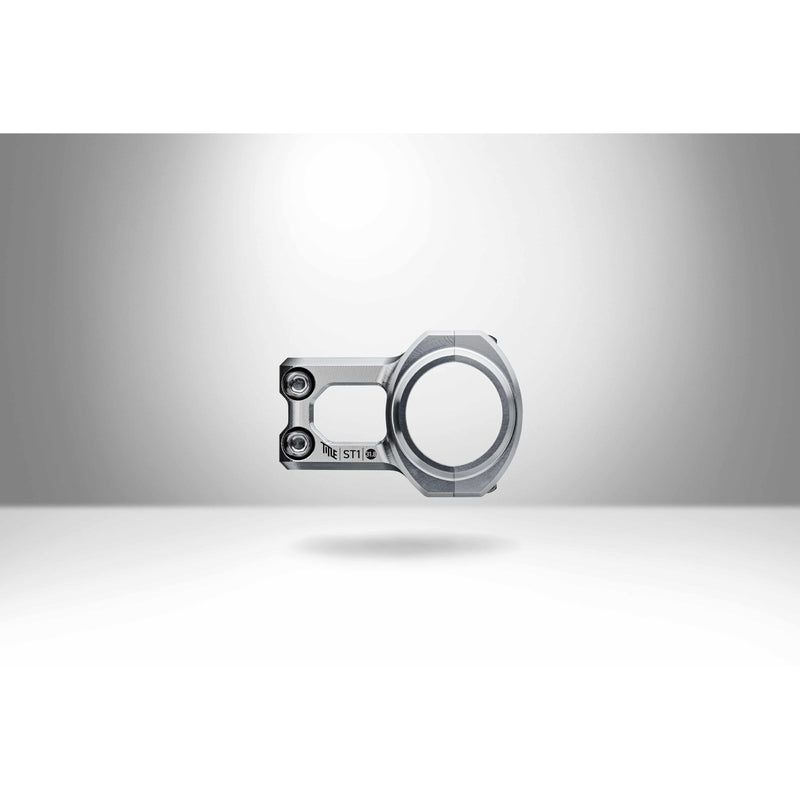 MTB ST1 Stem chrome finished mountain bike stem with 31.8mm clamp, machined 6061 T6 aluminum, designed for freeride and downhill biking.