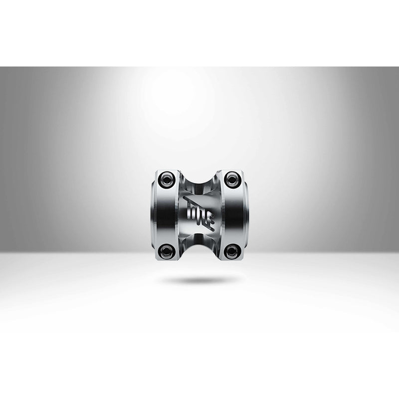 TITLE MTB Chrome ST1 front view mountain bike stem silver polished finished