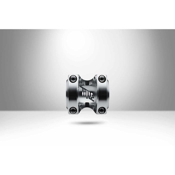 TITLE MTB Chrome ST1 front view mountain bike stem silver polished finished