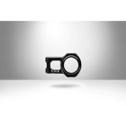 Black MTB ST1 Stem with 35mm clamp diameter and smooth matte finish for mountain and freeride bikes.