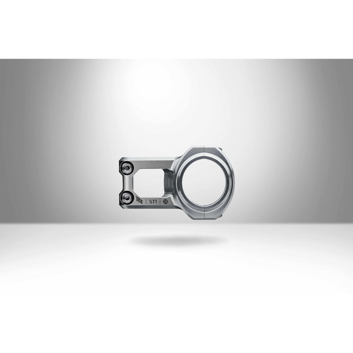 Chrome polished MTB ST1 stem with 35mm clamp diameter for mountain bikes, machined from 6061 T6 aluminum
