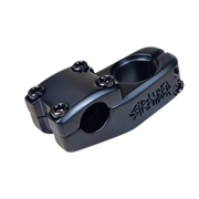 STRANGER HAZE V2 forged alloy BMX top load stem with CNC machined logo and 50mm reach.