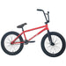 Sunday Forecaster BMX bike in matte fire engine red with 20.75" chromoly frame and black components.