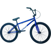 Blue SUNDAY MODEL C 24" BMX bike with black tires and white logo on frame