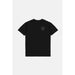 Black BRIXTON OATH V crew neck t-shirt with small logo on chest