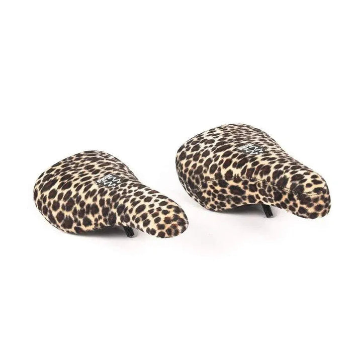 BONE DETH leopard faux fur bicycle seats with pivotal system comfort