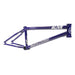 ALIVE INDUSTRY F.T.W. BMX bike frame in purple 4130 CRMO tubing with 21" toptube and removable brake mounts