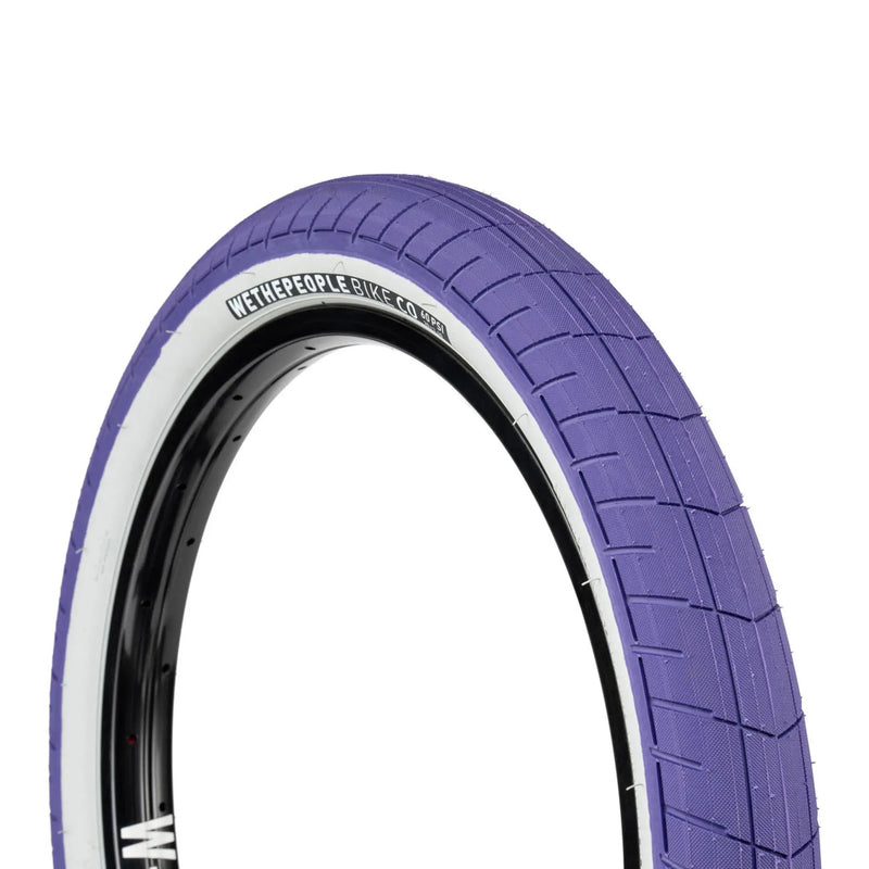 WETHEPEOPLE ACTIVATE TIRE in vibrant color with grippy tread and unique sidewall design.