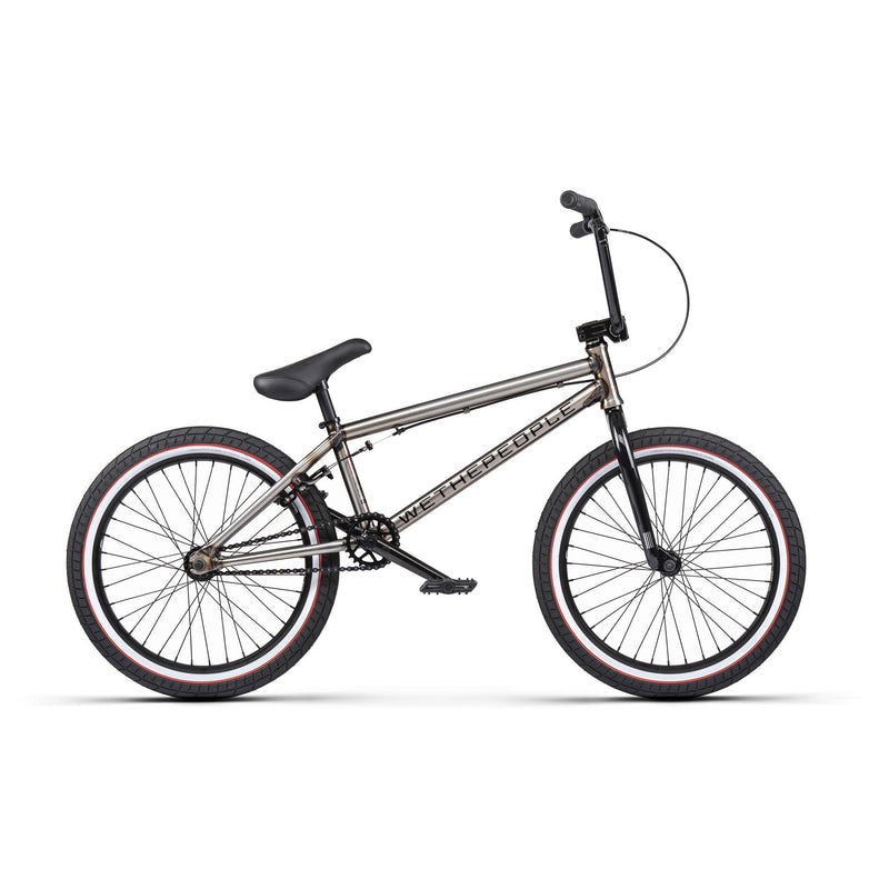 WETHEPEOPLE NOVA 20" BMX bike with 12.75" chainstay, 26mm offset fork, and salt components in black and bronze finish